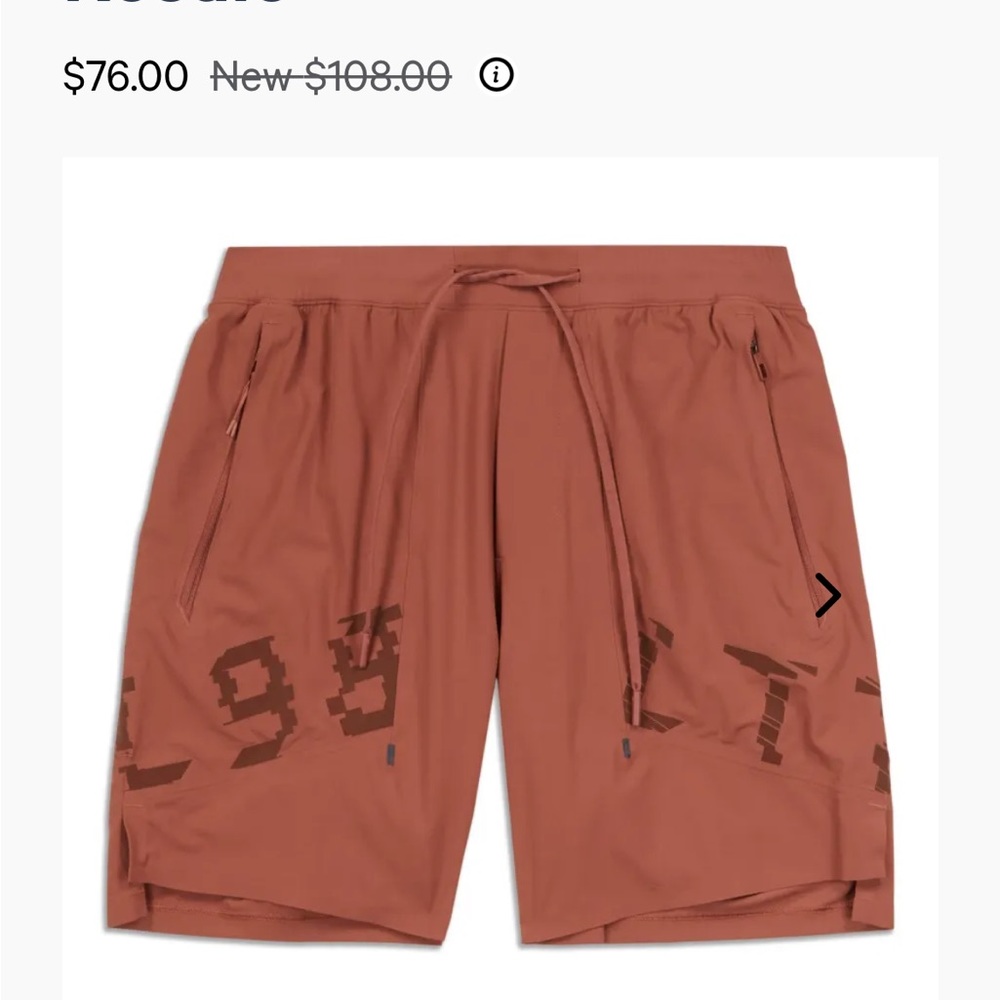 Men’s lululemon lined shorts